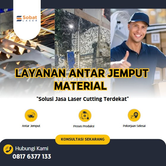 Layanan profesional jasa laser cutting terdekat